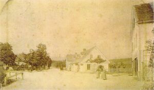 von der Andritzer Reichsstraße Richtung Radegunder Straße (links hinter den Bäumen ist der Binderwirt)