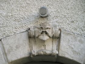 Maskaron im Hofgebäude - 2013